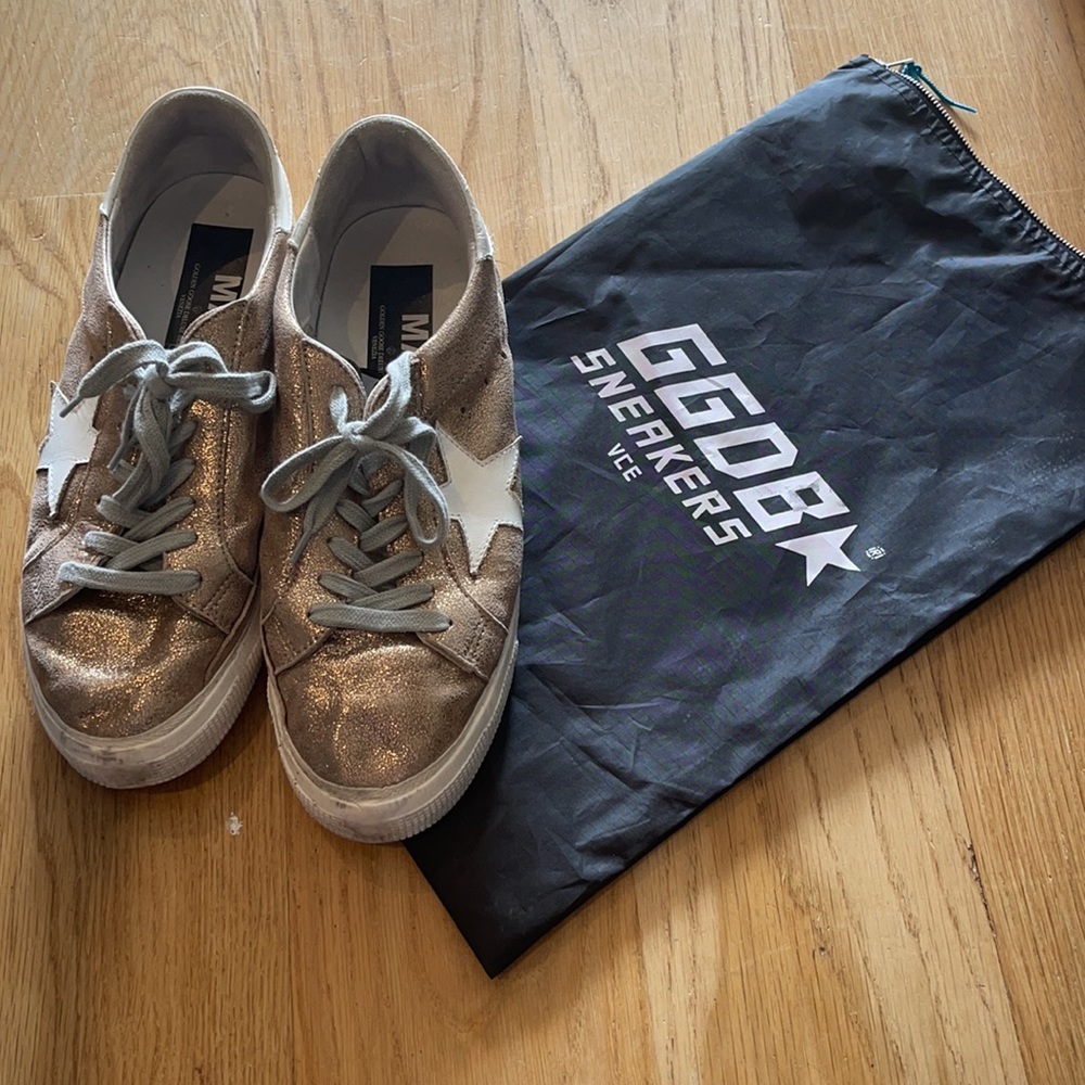 GGDB Gold Sneakers - Size 9/40